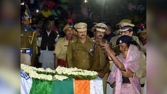 Pulwama attack: Kin of jawans killed in blast conduct last rites; 3-year-old lights father's pyre in Uttarakhand