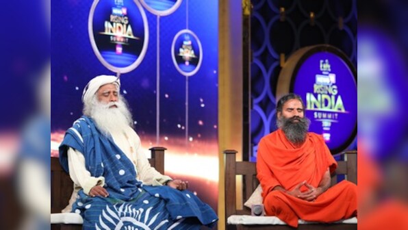 News18 Rising India Summit: Ramdev calls for 'big steps' after Pulwama attack; Jaggi Vasudev cautions against war-mongering
