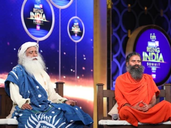 News18 Rising India Summit: Ramdev calls for 'big steps' after Pulwama attack; Jaggi Vasudev cautions against war-mongering