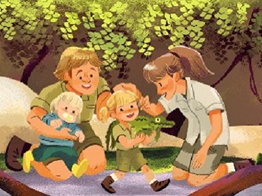 Steve Irwin: Google Doodle marks 'Crocodile Hunter', conservationist's 57th birthday Steve Irwin: Google Doodle marks 'Crocodile Hunter', conservationist's 57th birthday