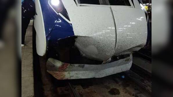 Train 18 runs into a spot: Vande Bharat Express hits motorcycle, cattle in one journey; reaches Delhi 95 minutes late