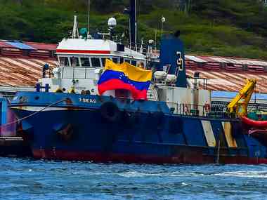 Venezuela aid boat docks at Curacao in the Caribbean after navy blocks cargo from reaching crisis-hit country Venezuela aid boat docks at Curacao in the Caribbean after navy blocks cargo from reaching crisis-hit country