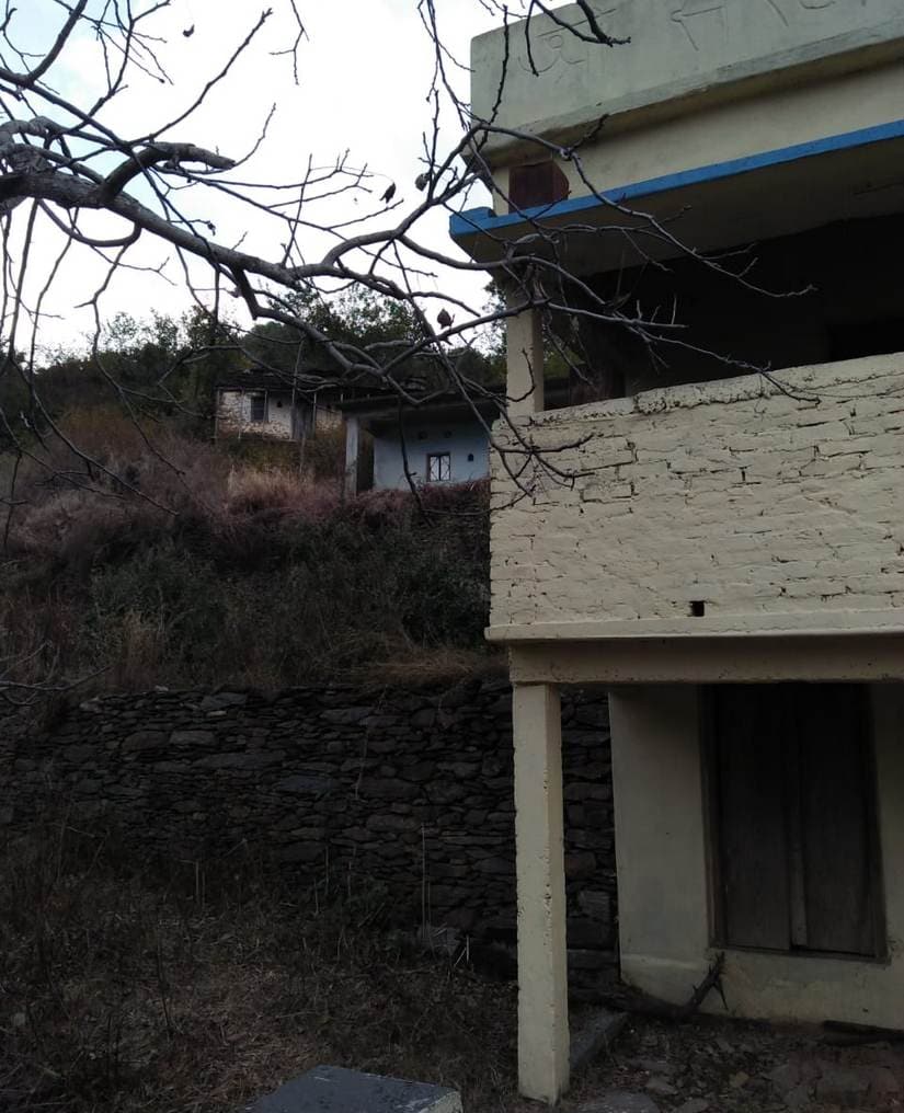 The 'ghost village' of Baluni in Uttarakhand. Image Courtesy: Rahul Singh Shekhawat/101 Reporters
