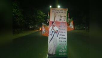 'No democracy in Bengal': BJP cries foul after Mamata Banerjee's posters are placed over Narendra Modi's in Durgapur ahead of PM's visit