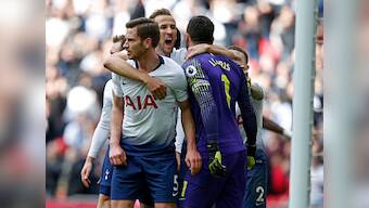 Premier League: Hugo Lloris' late penalty save earns a point for Tottenham against Arsenal in North London derby