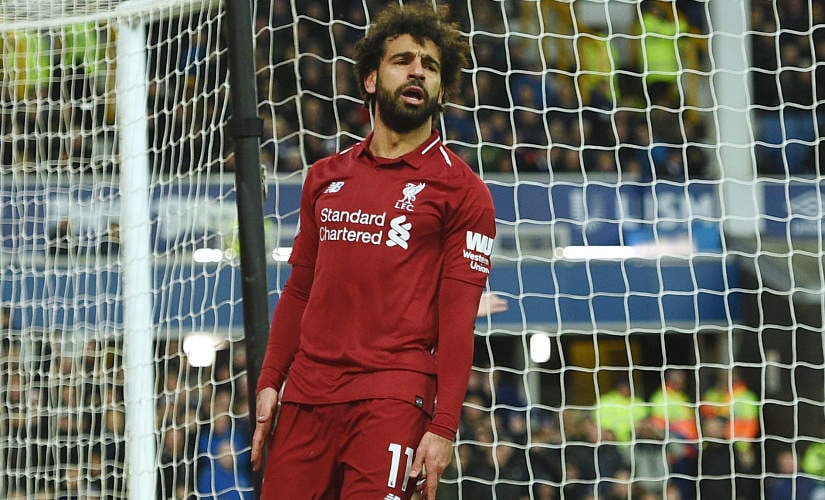 Liverpool's Mohamed Salah in action. AFP