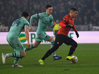 Europa League: Rennes stun 10-man Arsenal as Chelsea, Napoli secure comfortable victories in Round of 16 Europa League: Rennes stun 10-man Arsenal as Chelsea, Napoli secure comfortable victories in Round of 16