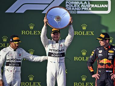 Formula 1 2019: Mercedes' Valtteri Bottas upstages teammate Lewis Hamilton to clinch victory in Australian Grand Prix Formula 1 2019: Mercedes' Valtteri Bottas upstages teammate Lewis Hamilton to clinch victory in Australian Grand Prix