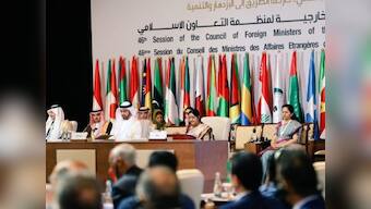 At OIC Summit, without naming Pakistan, Sushma Swaraj says fight against terrorism, not any religion: 'States that harbour terrorists must be isolated'