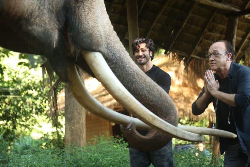 Vidyut Jammwal and Chuck Russell on the sets of Junglee