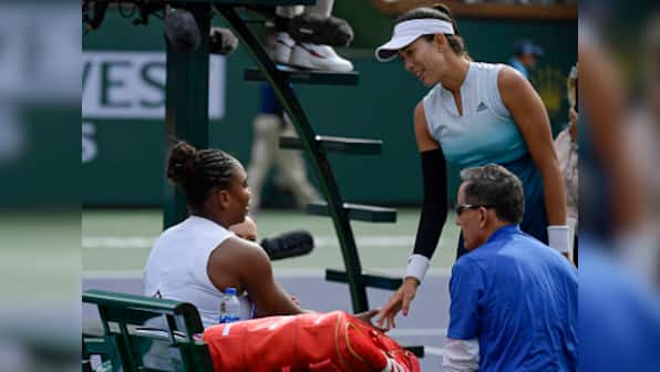 Indian Wells 2019: Garbine Muguruza through after Serena Williams withdraws due to illness; Simona Halep advances