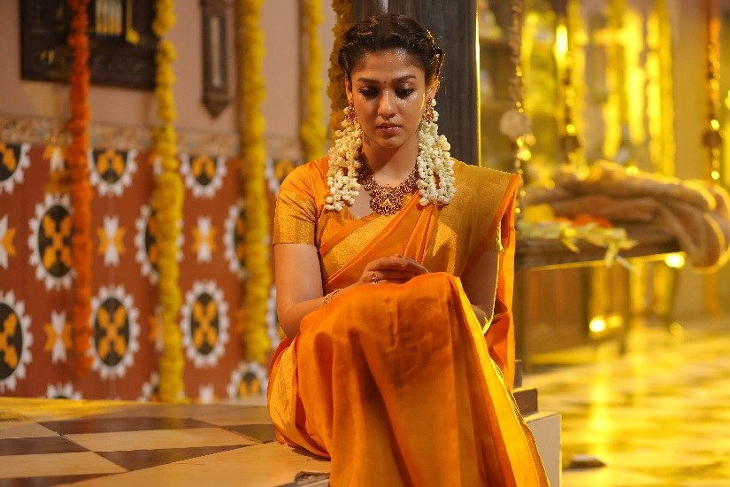 Another still from Airaa featuring Nayanthara. Image via Twitter