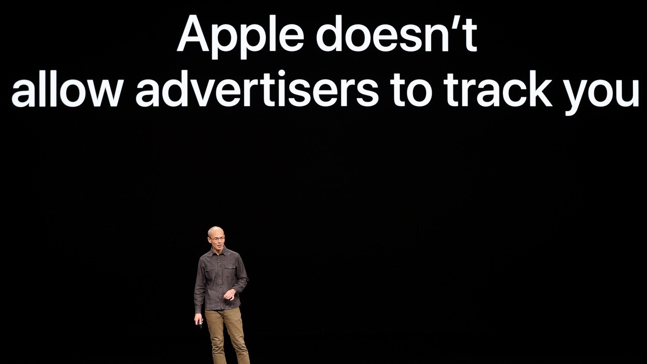 Roger Rosner, Vice President of Applications for Apple, speaks during an Apple special event. Reuters