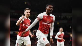 Europa League: Arsenal overcome first-leg deficit to see off Rennes; Chelsea rout Dynamo Kiev to reach quarter-finals