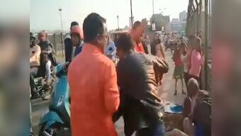 Videos of saffron-clad men beating Kashmiri vendors in Lucknow go viral; police arrest all four attackers