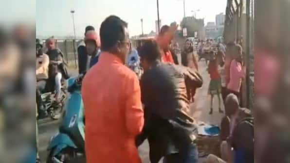 Videos of saffron-clad men beating Kashmiri vendors in Lucknow go viral; police arrest all four attackers