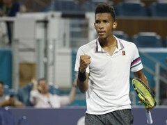 images Felix Auger Aliassime Mother miami open 2019 canadian teen felix