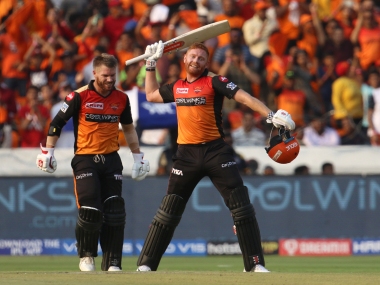 IPL 2019, SRH vs RCB Match Report: Jonny Bairstow, David Warner's twin centuries blow Virat Kohli's Royal Challengers Bangalore away IPL 2019, SRH vs RCB Match Report: Jonny Bairstow, David Warner's twin centuries blow Virat Kohli's Royal Challengers Bangalore away