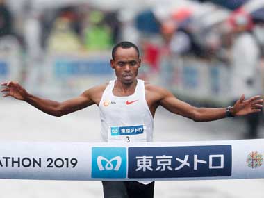 Tokyo Marathon 2019: Ethiopia's Birhanu Legese wins rain-hit race, defending champion Dickson Chumba finishes third Tokyo Marathon 2019: Ethiopia's Birhanu Legese wins rain-hit race, defending champion Dickson Chumba finishes third