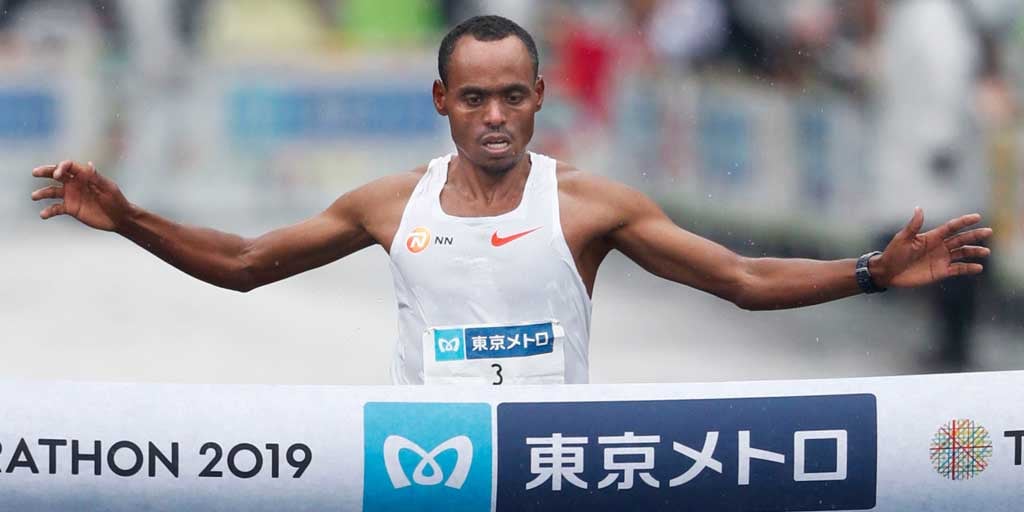 Tokyo Marathon 2019: Ethiopia's Birhanu Legese wins rain-hit race ...