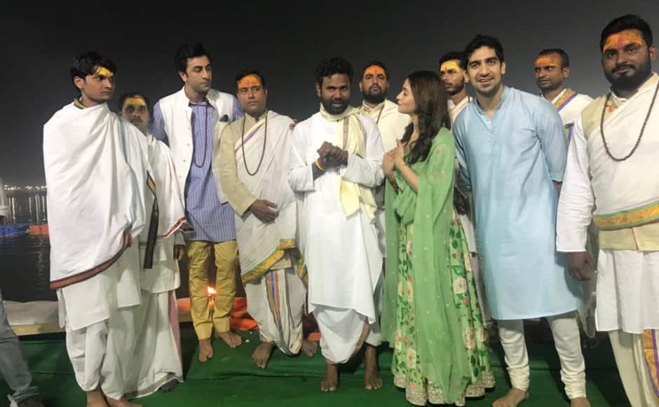 Actors Ranbir Kapoor, Alia Bhatt and director Ayan Mukerji were present at the launch.