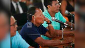 Amazon tribesman Bare Bornaldo Waimiri says his father, mother, sister and brother were killed by Brazil Army at historic hearing