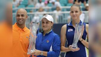 Miami Open 2019: Ashleigh Barty sees off Karolina Pliskova in straight sets to clinch biggest singles title of her career