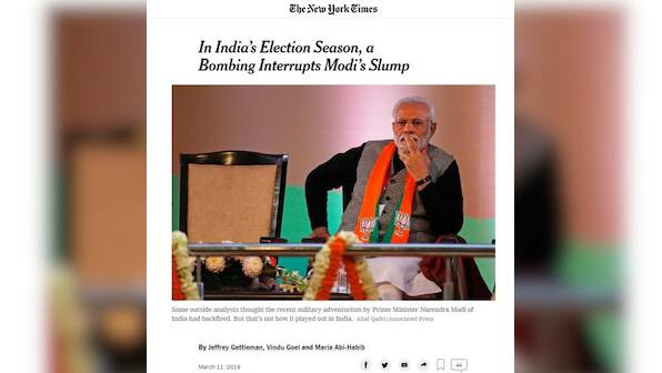 New York Times calls Pulwama terror attack 'explosion' in headline: Was 9/11 just a plane crash, asks outraged Twitterati
