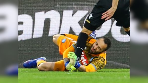 Serie A: Napoli goalkeeper David Ospina improving after suffering head injury against Udinese