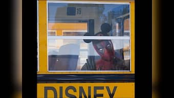 Ryan Reynolds's Deadpool celebrates Disney-Fox merger with photo of him donning Mickey Mouse ears