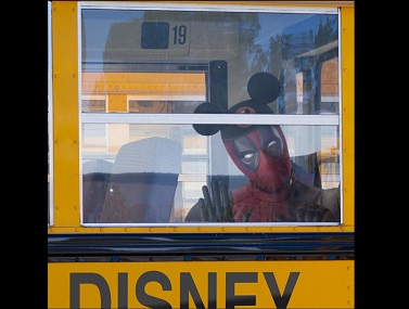 Ryan Reynolds's Deadpool celebrates Disney-Fox merger with photo of him donning Mickey Mouse ears Ryan Reynolds's Deadpool celebrates Disney-Fox merger with photo of him donning Mickey Mouse ears