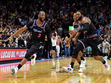 NBA: Dwyane Wade becomes fifth Miami Heat player to have his jersey retired NBA: Dwyane Wade becomes fifth Miami Heat player to have his jersey retired