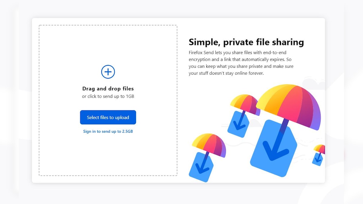 Mozilla's self-deleting online link sharing service Firefox Send is now live