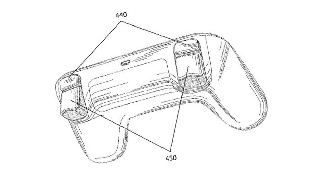 Controller design revealed in the patent filed by Google. Image: Google
