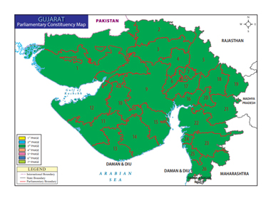 Lok Sabha Election 2019, Gujarat profile: Gandhinagar, Surat key constituencies with BJP aiming to retain all 26 seats Lok Sabha Election 2019, Gujarat profile: Gandhinagar, Surat key constituencies with BJP aiming to retain all 26 seats