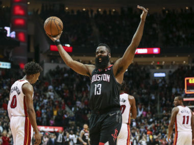 NBA: James Harden shines again as Rockets overcome 21-point third-quarter deficit to beat Heat; 76ers edge past Thunder NBA: James Harden shines again as Rockets overcome 21-point third-quarter deficit to beat Heat; 76ers edge past Thunder