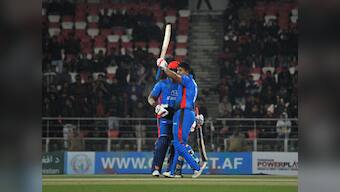 Afghanistan vs Ireland: Hazratullah Zazai hits maiden fifty before rain abandons second ODI