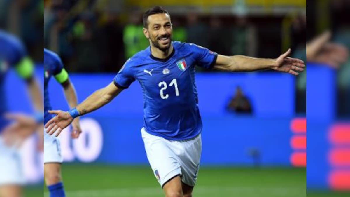 Euro 2020 qualifiers: Fabio Quagliarella becomes oldest ever player to score for Italy in crushing victory over Liechtenstein