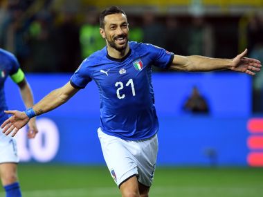Euro 2020 qualifiers: Fabio Quagliarella becomes oldest ever player to score for Italy in crushing victory over Liechtenstein Euro 2020 qualifiers: Fabio Quagliarella becomes oldest ever player to score for Italy in crushing victory over Liechtenstein