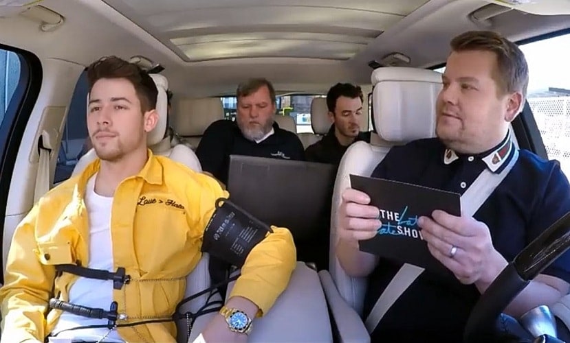 Jonas Brothers take lie detector tests, perform their classic hits on Carpool Karaoke with James Corden