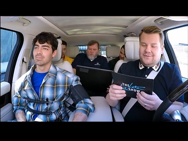 Jonas Brothers take lie detector tests, perform their classic hits on Carpool Karaoke with James Corden Jonas Brothers take lie detector tests, perform their classic hits on Carpool Karaoke with James Corden