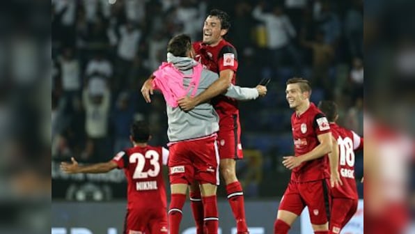 ISL 2018-19: Juan Mascia's late penalty hands NorthEast United FC dramatic win over Bengaluru FC in first leg of semi-final