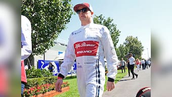 Formula 1 2019: Kimi Raikkonen struck by spectator outside paddock; Alfa Romeo driver says fan was 'bit drunk'