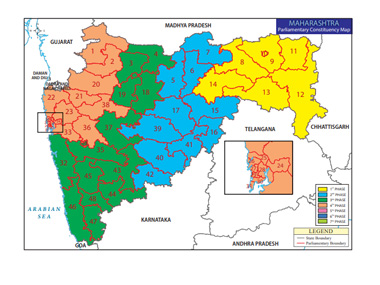 Lok Sabha Election 2019, Maharashtra profile: Mumbai South, Pune, Baramati key constituencies; state has second highest number of LS seats Lok Sabha Election 2019, Maharashtra profile: Mumbai South, Pune, Baramati key constituencies; state has second highest number of LS seats
