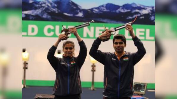 Asian Airgun Championships: Manu Bhaker, Saurabh Chaudhary win to add to India's gold medal haul at event