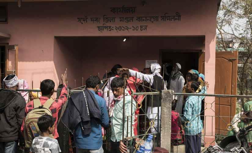 NRC Seva Kendra near Mangaldai Natya Mandir. Image courtesy: Bidisha Barman