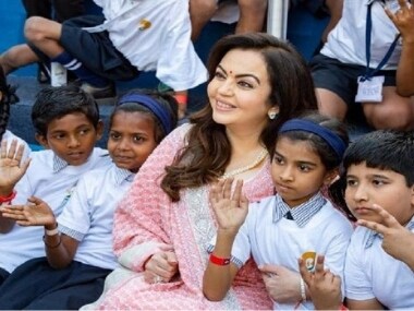 Nita Ambani inaugurates Dhirubhai Ambani Square in Mumbai, begins week-long Anna Seva food service