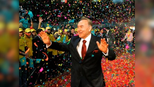 Kazakhstan president Nursultan Nazarbayev unexpectedly resigns after three decades in power, names no successor