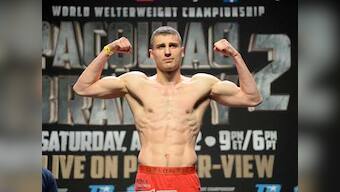 Unbeaten Oleksandr Gvozdyk retains WBC light heavyweight title with fifth-round technical knockout of Doudou Ngumbu