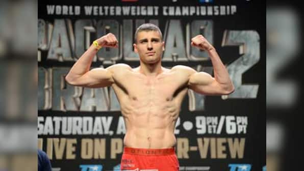 Unbeaten Oleksandr Gvozdyk retains WBC light heavyweight title with fifth-round technical knockout of Doudou Ngumbu